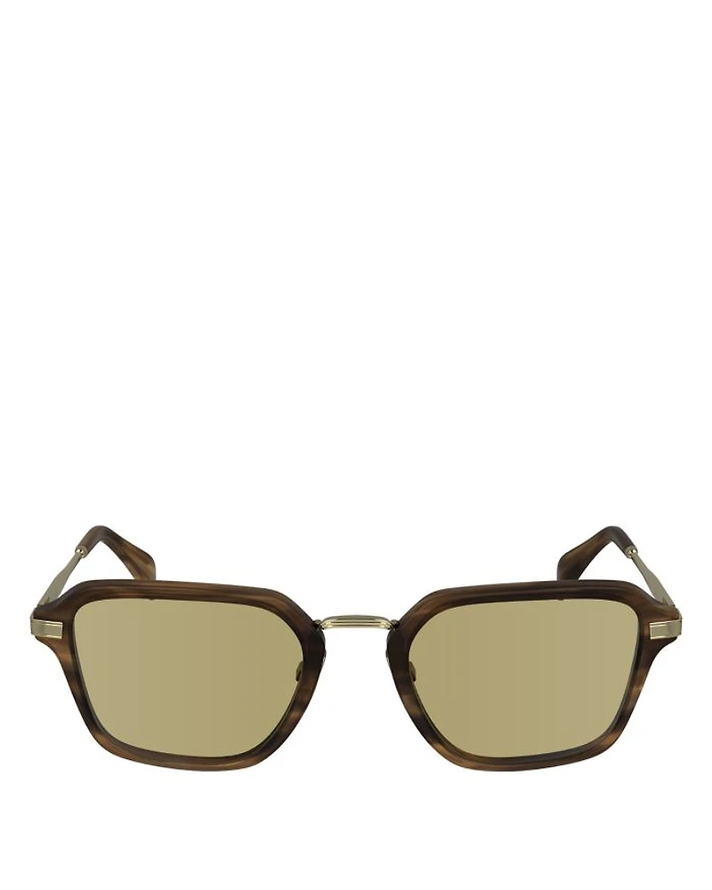 Kean Rectangular Sunglasses, 52mm