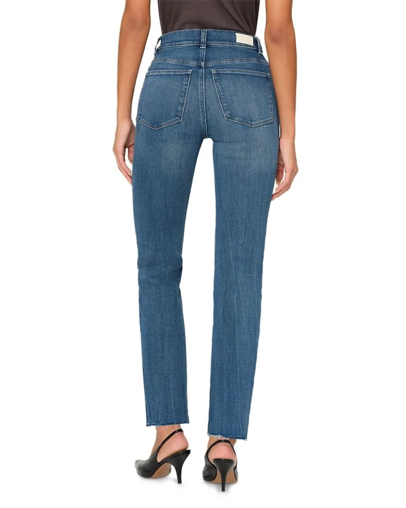 Halle Instasculpt High Rise Straight Leg Jeans Palm Springs