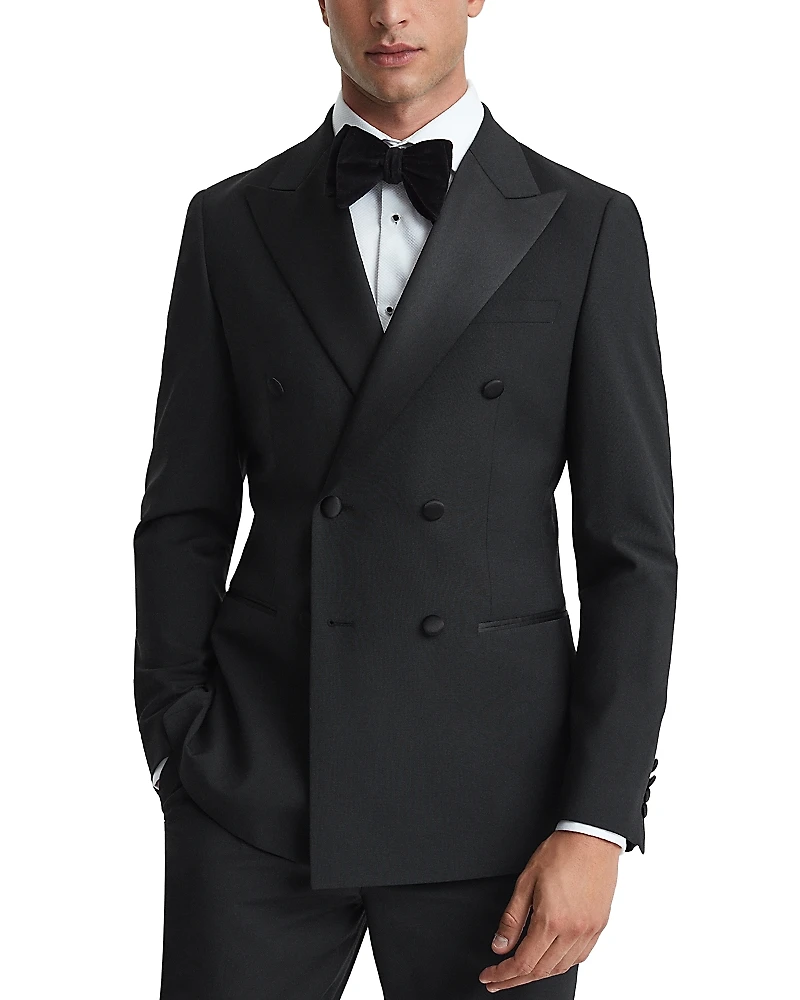 Reiss Poker Double Breasted Tuxedo Jacket