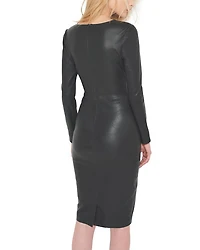 Mrs Smith Stretch Leather Dress