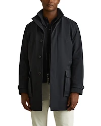 Reiss Player Hybrid Overcoat