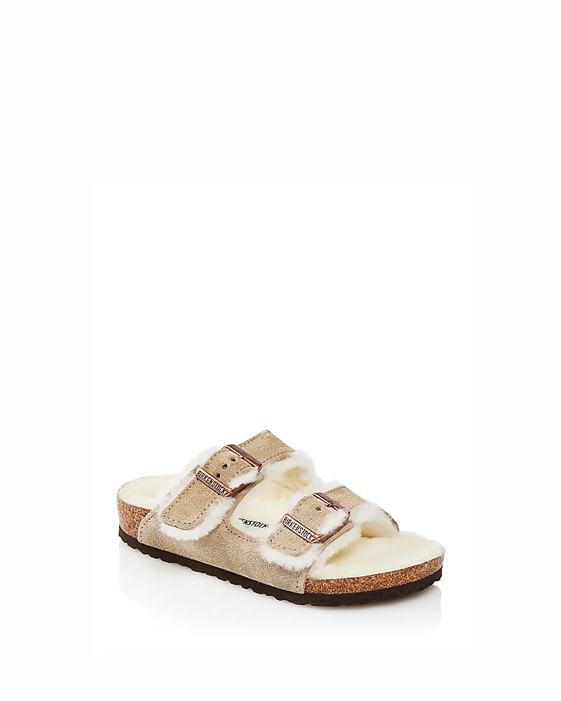 Birkenstock Unisex Arizona Shearling Sandals - Toddler, Little Kid