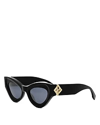 FF Diamond Cat Eye Sunglasses, 52mm