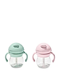 Tot Transitions Straw Cups with Removable Handles 6 oz., 2 Pack