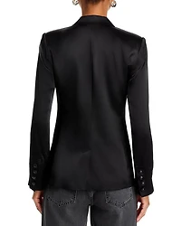 Colin Silk Double Breasted Blazer