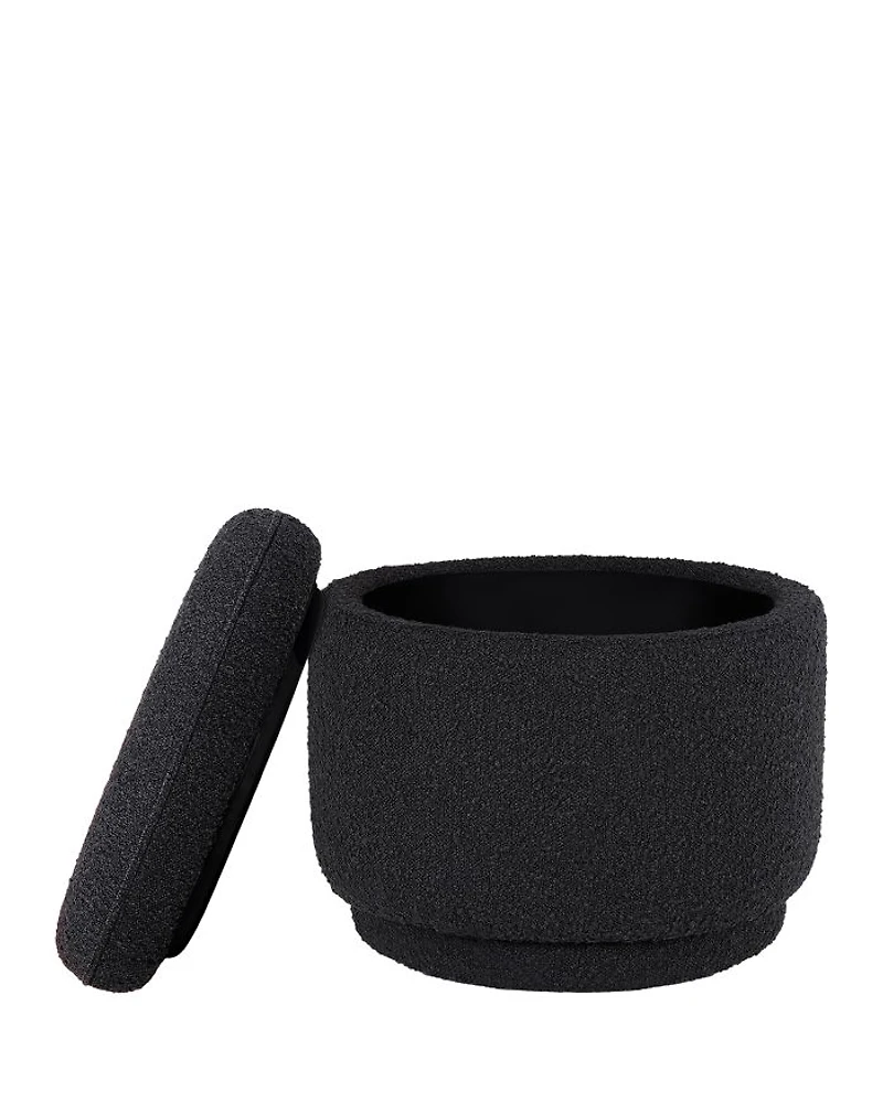 Enoki Bouclé Storage Ottoman