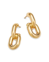 Bloomingdale's Fine Collection Polished Oval Link Drop Earrings
