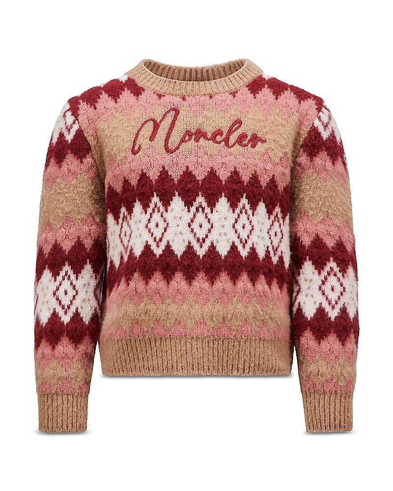 Moncler Girls' Crewneck Sweater - Big Kid