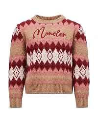 Moncler Girls' Crewneck Sweater - Big Kid
