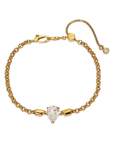 Nadri Cubic Zirconia Pear Slider Bracelet