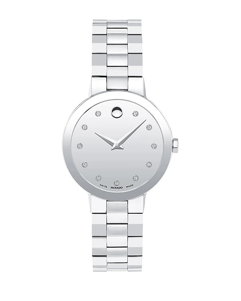 Movado Sapphire Watch, 28mm