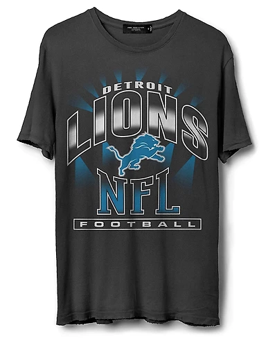 Junk Food Clothing Unisex Nfl Detroit Lions Chrome Flea Market Tee