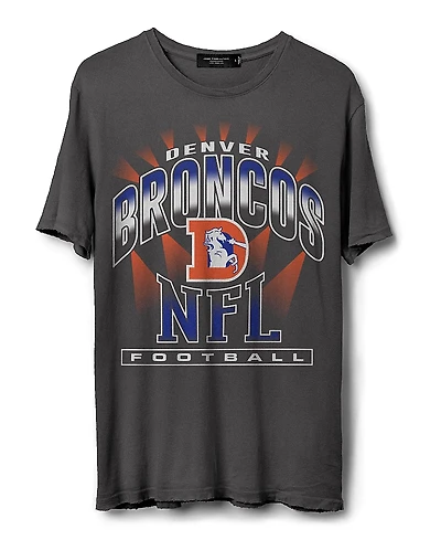 Junk Food Clothing Unisex Nfl Denver Broncos Chrome Flea Market Tee