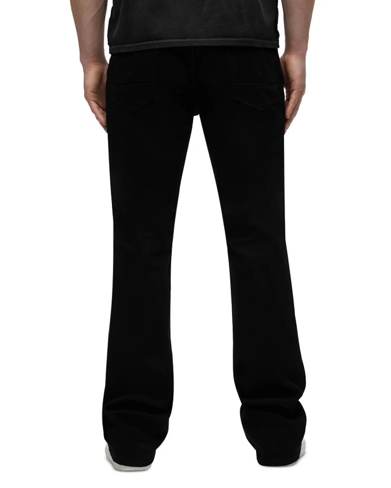 Walker Kick Flare Bootcut Jeans Raven Black