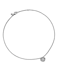 Infinity Pendant Necklace with Diamonds
