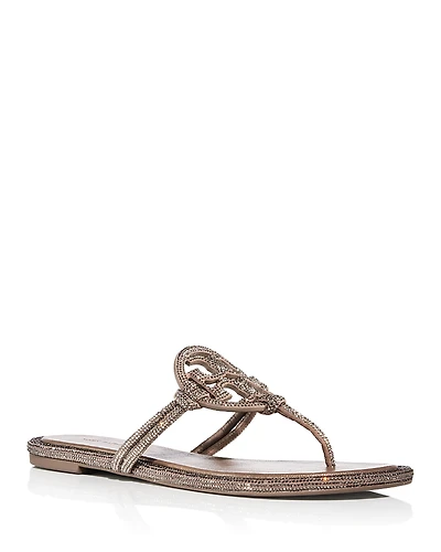 Tory Burch Women's Miller Knotted Pave Sandal