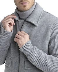 Zip Front Sweater Jacket
