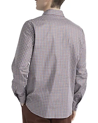 Printed Twill Button Front Shirt