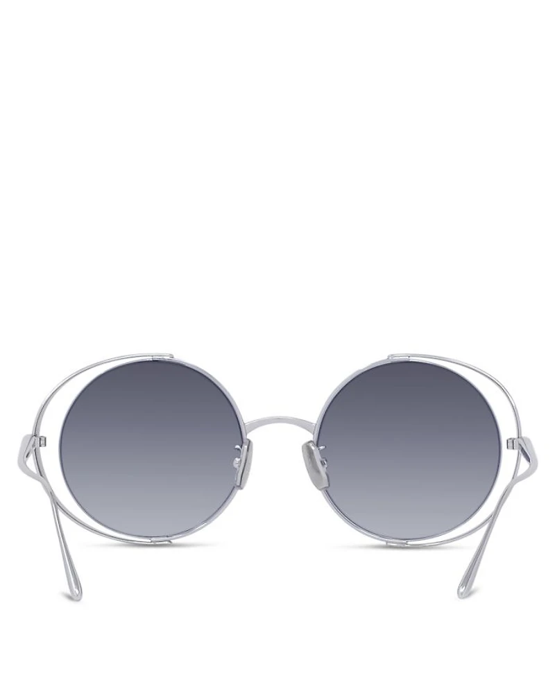 Signature Round Sunglasses, 54mm