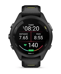 Garmin Forerunner 265S, Black/Amp Yellow Watch / Fitness Tracker
