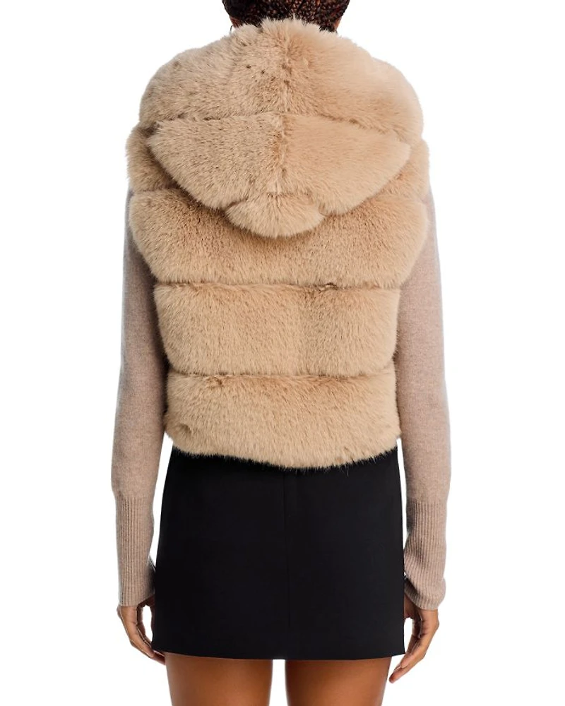 The Landau Faux Fur Vest
