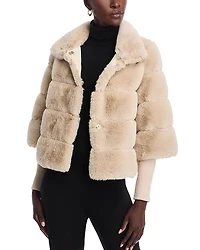 Love Token Faux Fur Jacket