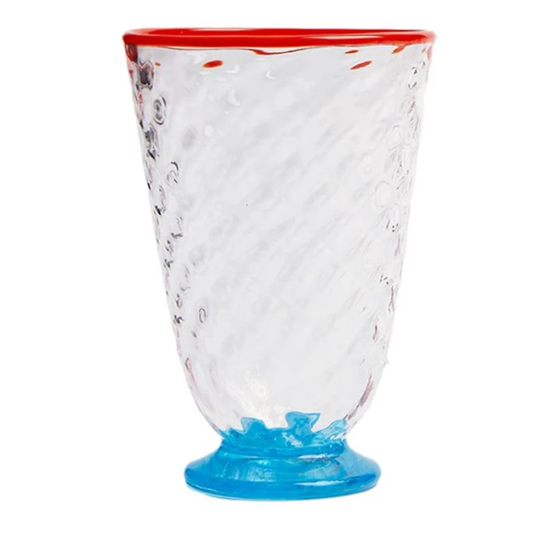 Quilted Murano Glasses, Mixed Set of 4