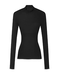 Merino Seamless Ribbed Sweater