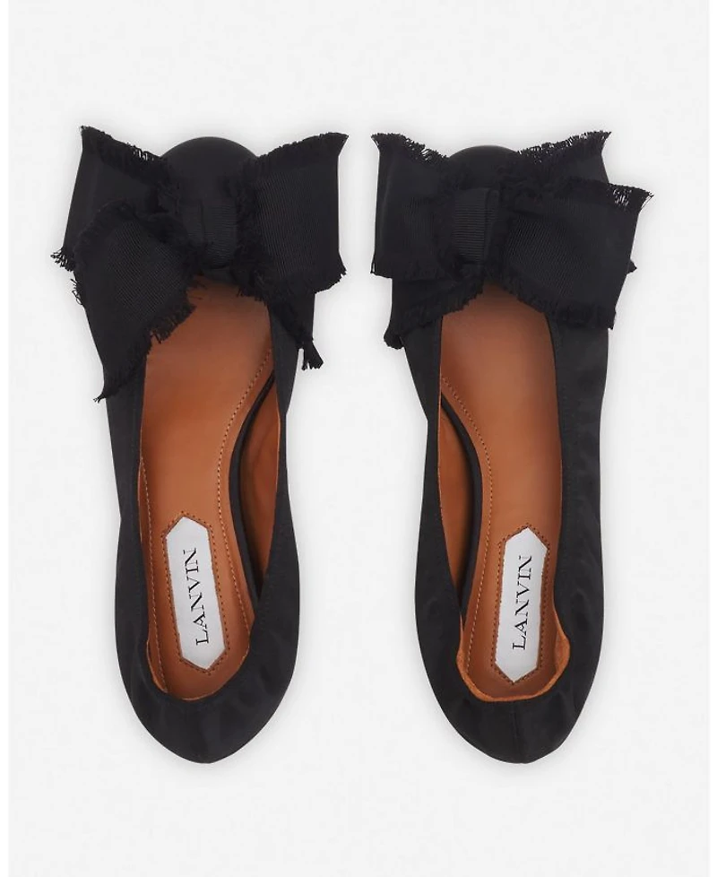 Women's Ballerina Flat with A Satin Bow