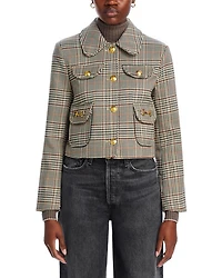 Plaid Four Pocket Jacket