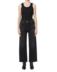 Ren High Rise Wide Leg Jeans Hush