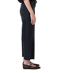 Lyra High Rise Cropped Wide Leg Jeans Medallion