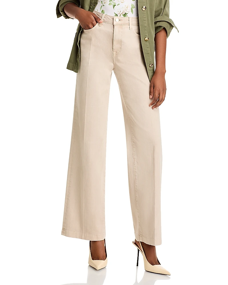 L'Agence Scottie High Rise Wide Leg Jeans