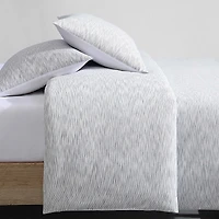 Calvin Klein Modern Ikat Yarn Dyed Cotton 3 Piece Comforter Set, King