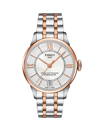 Tissot Chemin des Tourelles Powermatic 80 Lady Watch, 32mm