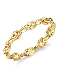 Zoe Chicco 14K Yellow Gold Heavy Metal Mariner Link Chain Ring