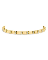 Kenneth Jay Lane Cubic Zirconia Station Bracelet