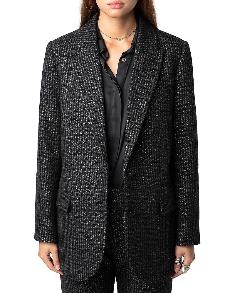 Zadig & Voltaire Viva Car Shimmer Blazer