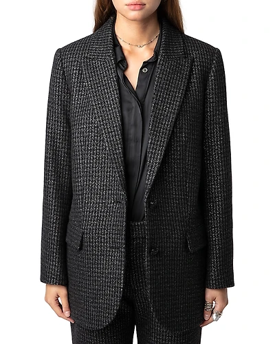 Zadig & Voltaire Viva Car Shimmer Blazer