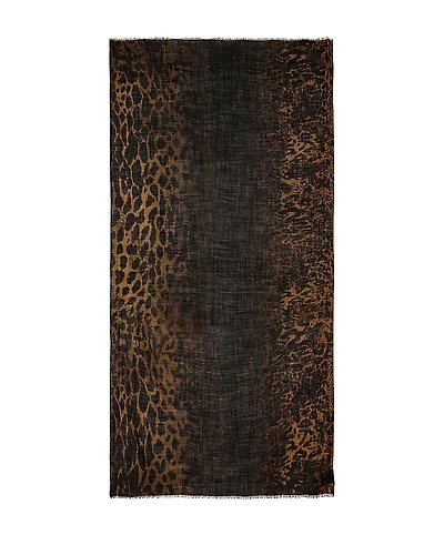 Zadig & Voltaire Judy Leopard Print Wool Scarf