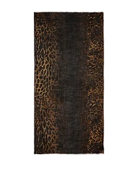 Zadig & Voltaire Judy Leopard Print Wool Scarf