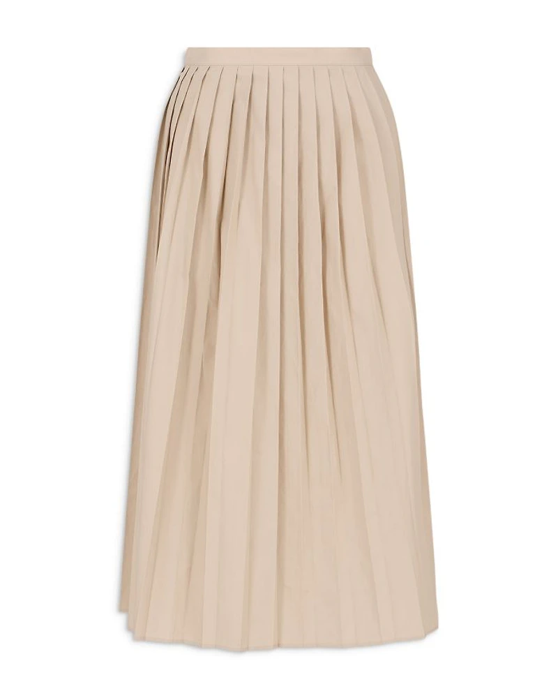 Pleated Midi Skirt