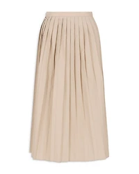 Pleated Midi Skirt