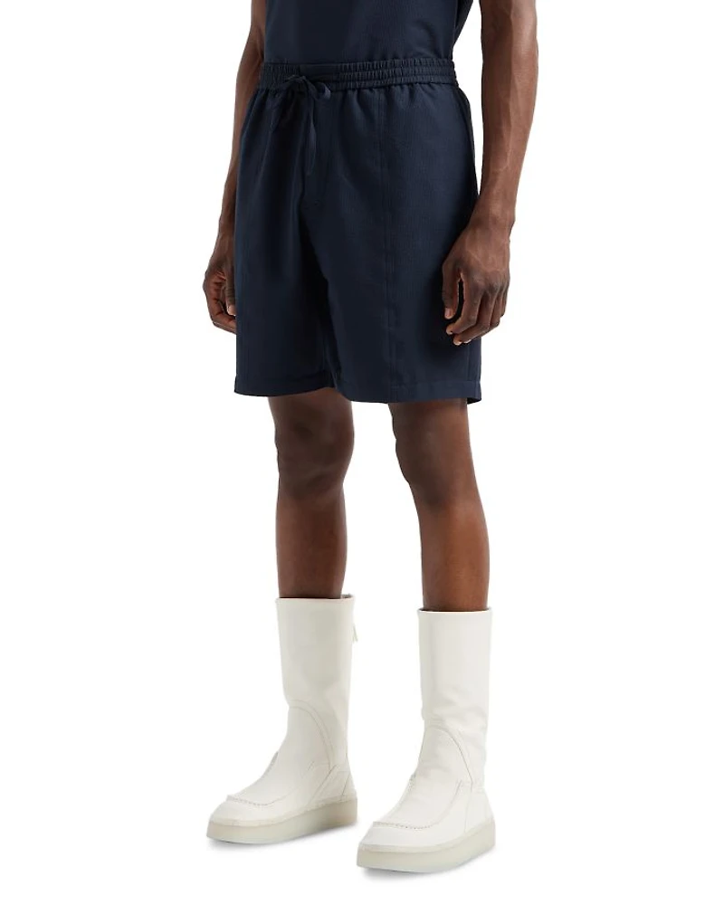 Super Lightweight Technical Seersucker Bermuda Shorts
