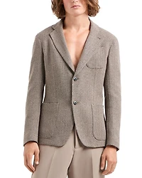 Modern Fit Knit Herringbone Sport Jacket