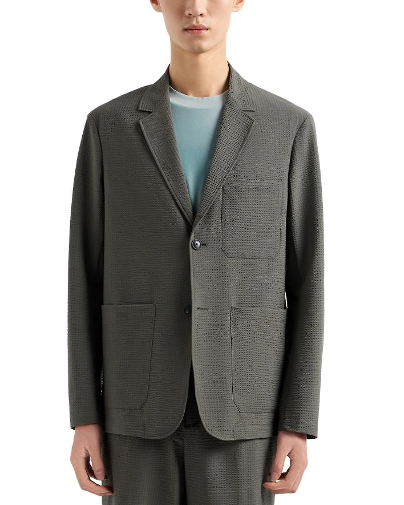 Technical Seersucker Blazer