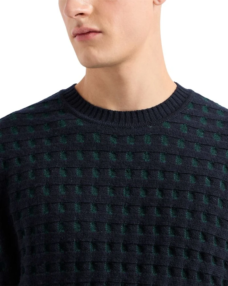 Jacquard Crewneck Sweater