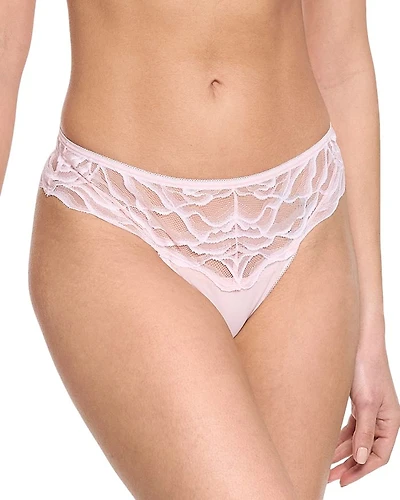 Silhouette Floral Thong