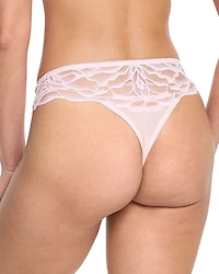 Silhouette Floral Thong