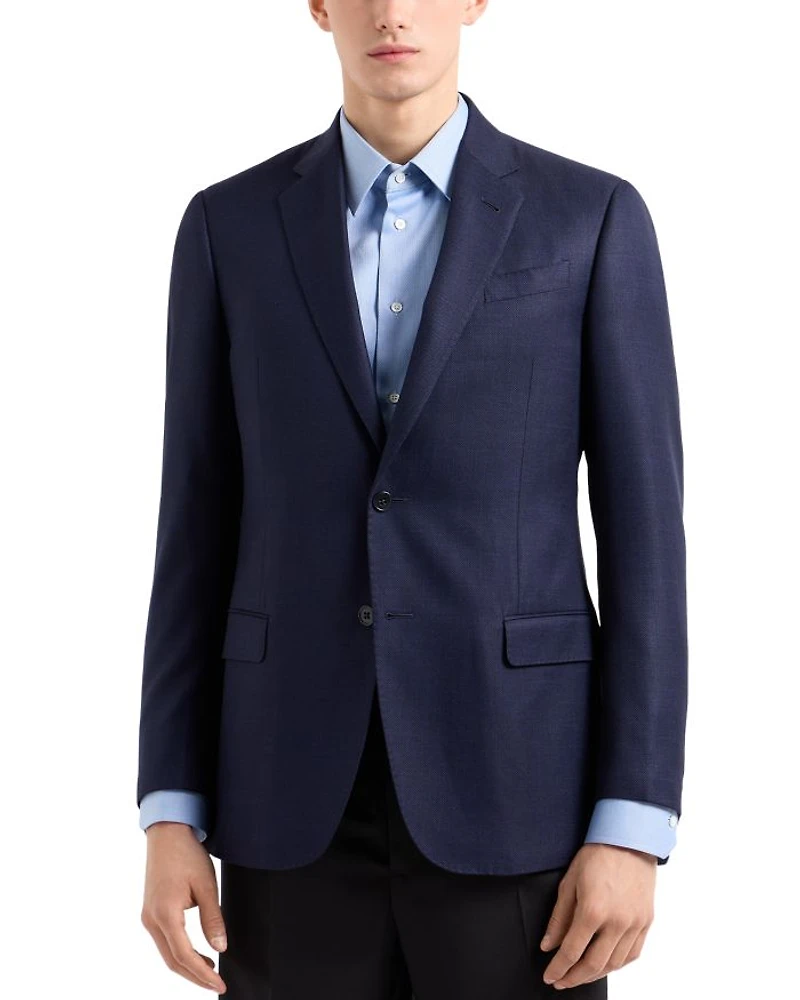 G Line Regular Fit Single Breasted Notch Lapel Jacket